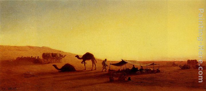 An Arab Encampment painting - Charles Theodore Frere An Arab Encampment art painting